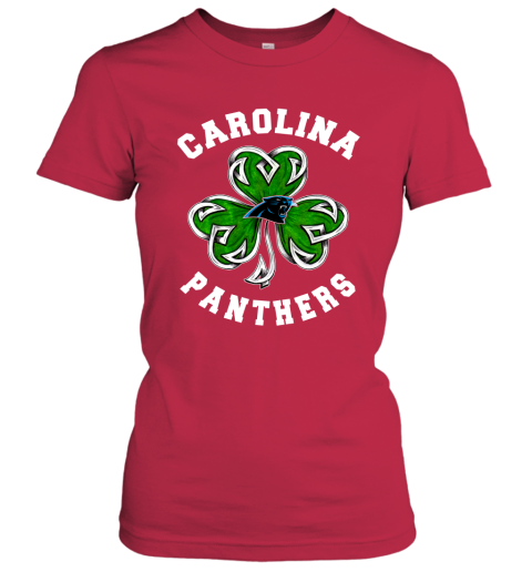 NFL Carolina Panthers Three Leaf Clover St Patrick's Day Football Sports T  Shirt - Freedomdesign