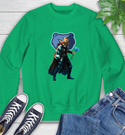 NBA Thor Avengers Endgame Basketball Memphis Grizzlies Sweatshirt 6
