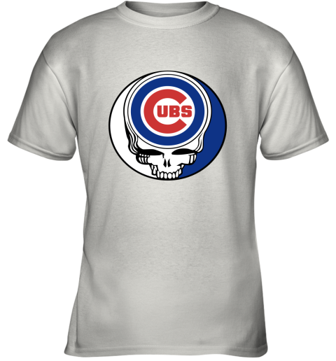 Chicago Cubs The Grateful Dead Baseball Mlb Mashup Youth T-Shirt