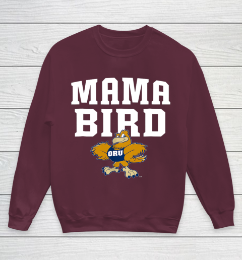 Oral Roberts Golden Eagles Mama Mascot Youth Sweatshirt 4
