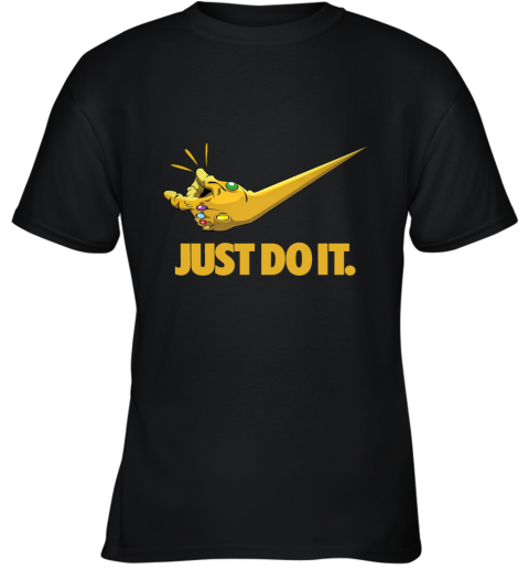 Relativamente Vigilante nosotros Just Do It Infinity Gauntlet Thanos Nike Youth T-Shirt -