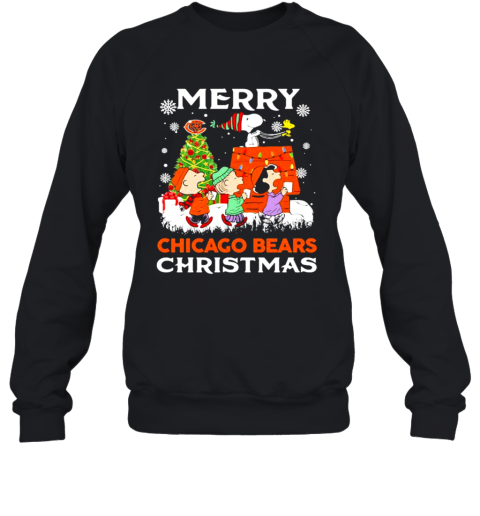Merry Chicago Bears Christmas Snoopy Peanuts Sweatshirt
