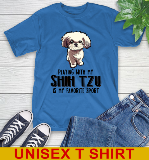 Playing with my shih tzu is my favorite sport 8
