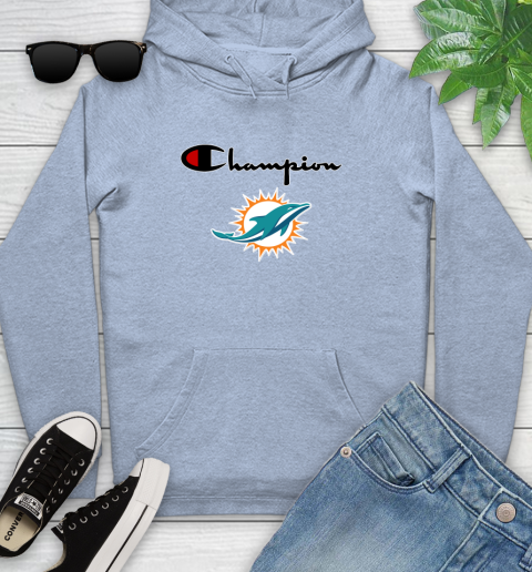 NFL Football Miami Dolphins Champion Shirt Youth Hoodie 7