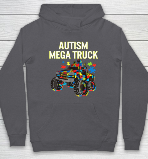 Autism Mega Truck Shirt Monster Truck Autism Awareness Hoodie 4