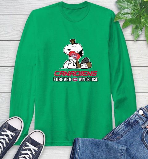 NHL The Peanuts Movie Snoopy Forever Win Or Lose Hockey Montreal Canadiens 64