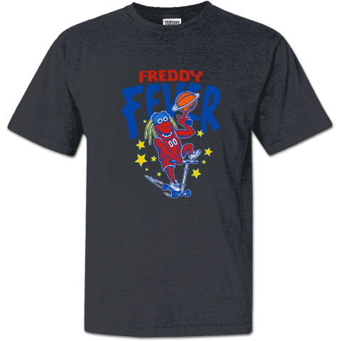 Freddy Fever Mascot Indiana Fever Basketball Premium Dyed Heavyweight T-Shirt