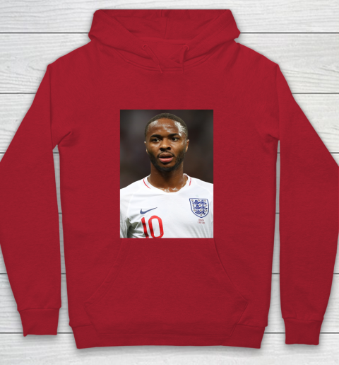 Sterling 10 England Football Team Youth Hoodie Tee For Sports