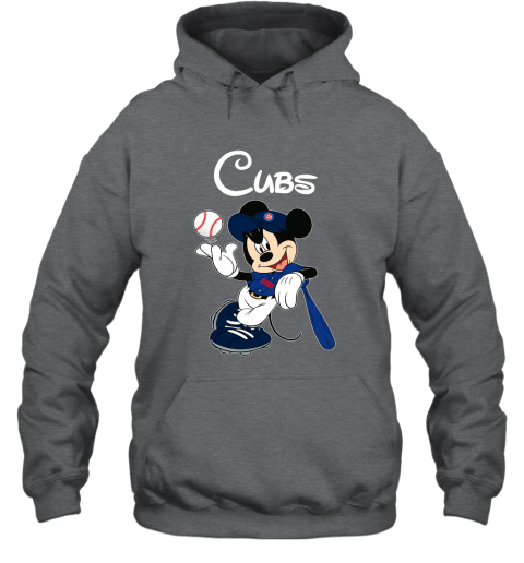 Baseball Mickey Team Chicago Cubs Sweatshirt 