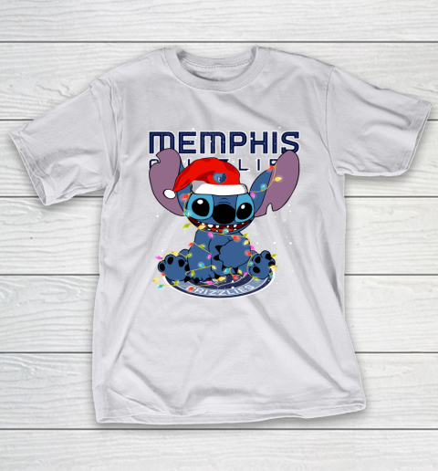 Memphis Grizzlies NBA noel stitch Basketball Christmas T-Shirt 9
