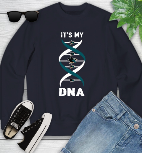 San Jose Sharks NHL Hockey It's My DNA Sports Youth Sweatshirt 2