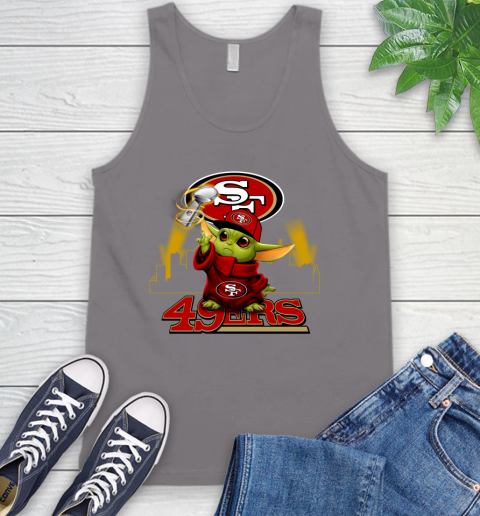 Super Bowl Baby Yoda Loves The San Francisco 49ers Star Wars NFL Shirts 71