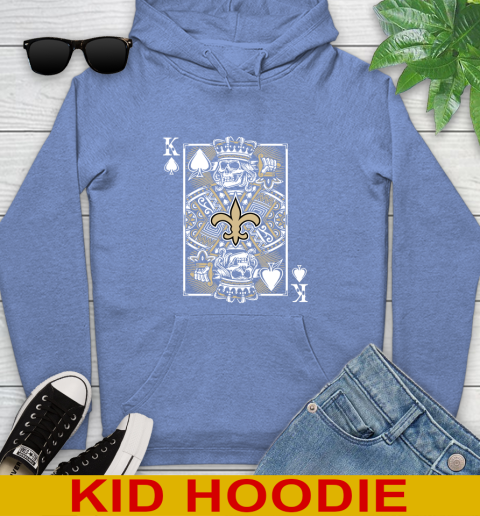 New Orleans Saints NFL Football The King Of Spades Death Cards Shirt Youth Hoodie 12