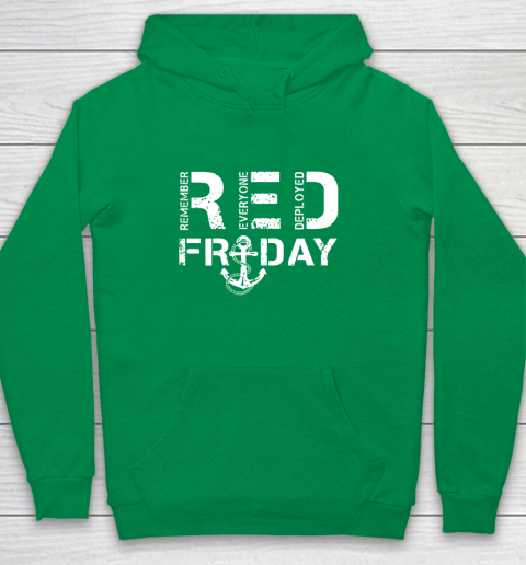 On Fridays We Wear Red Friday Military Navy Soldiers Youth Hoodie 4