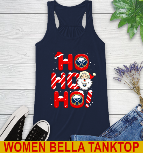 Buffalo Sabres NHL Hockey Ho Ho Ho Santa Claus Merry Christmas Shirt Racerback Tank 9