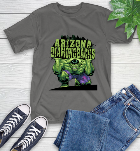 Arizona Diamondbacks MLB Baseball Incredible Hulk Marvel Avengers Sports T-Shirt 9