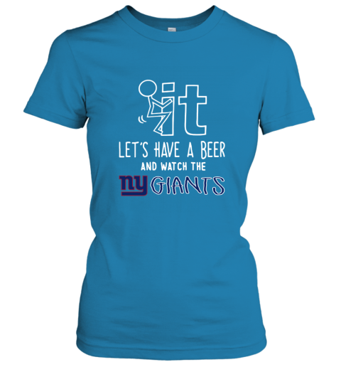 Nike NEW YORK GIANTS - LOGO COTTON TEE Blue