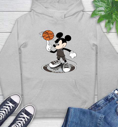 NBA Basketball San Antonio Spurs Cheerful Mickey Disney Shirt Hoodie 6