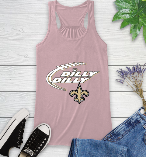 NFL New Orleans Saints Dilly Dilly Football Sports Racerback Tank 11