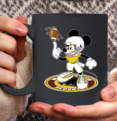 NFL Football Washington Redskins Cheerful Mickey Disney Shirt Ceramic Mug 15oz