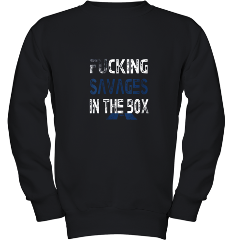 Vintage Savages In the Box Shirt aseball Fans Youth Sweatshirt