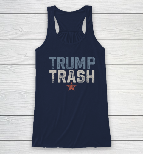 Trump Trash 2024 Grunge Vintage Garbage for Trump Racerback Tank 5