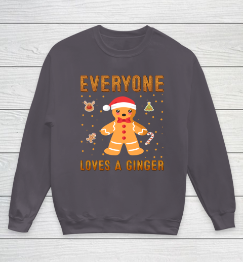 Everyone Loves A Ginger Funny Christmas Youth Sweatshirt 5