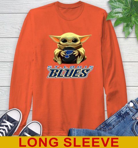 NHL Hockey St.Louis Blues Star Wars Baby Yoda Shirt 62