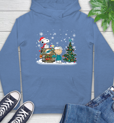 NFL Miami Dolphins Snoopy Charlie Brown Christmas Football Super Bowl Sports Hoodie 11
