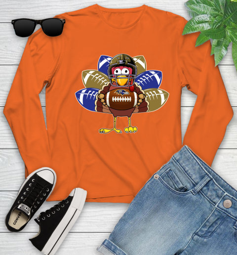 Baltimore Ravens Turkey Thanksgiving Day Youth Long Sleeve 4