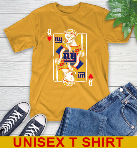 NFL Football New York Giants The Queen Of Hearts Card Shirt T-Shirt 2