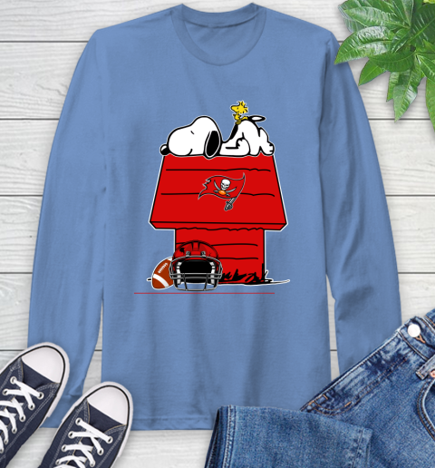 Tampa Bay Buccaneers NFL Football Snoopy Woodstock The Peanuts Movie Long Sleeve T-Shirt 11