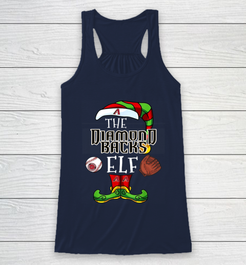 Arizona Diamondbacks Christmas ELF Funny MLB Racerback Tank 8