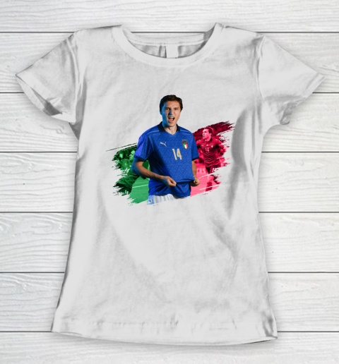 Italy Euro Champions 2020 14 Francesco Chiesa  Italian football star Women's T-Shirt