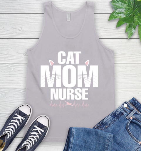 Mother S Day Funny Gift Ideas Apparel Cat Mom Nurse T Shirt Tank