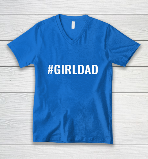 Girl Dad V-Neck T-Shirt 5
