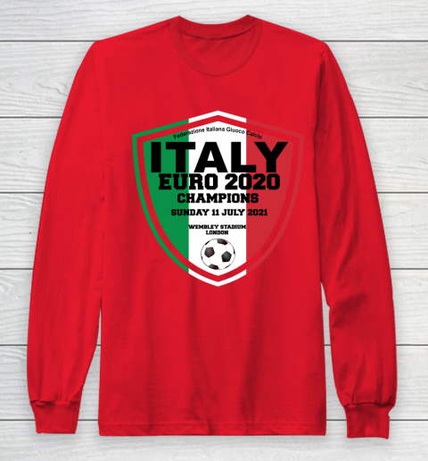Italy Football Italian Football Forza Italia Champions Euro 2020 Long Sleeve T-Shirt 7