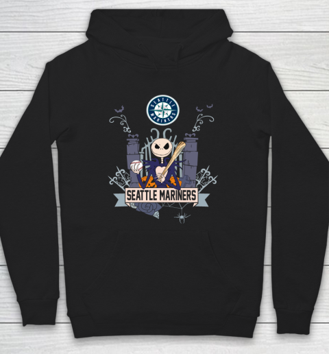 MLB Seattle Mariners Baseball Jack Skellington Halloween Hoodie