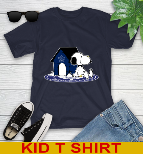 NHL Hockey Toronto Maple Leafs Snoopy The Peanuts Movie Shirt Youth T-Shirt 3