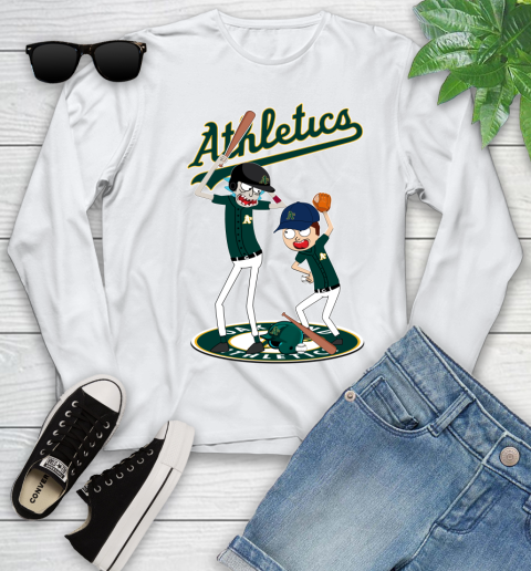 MLB Oakland Athletics Rick And Morty Baseball 125