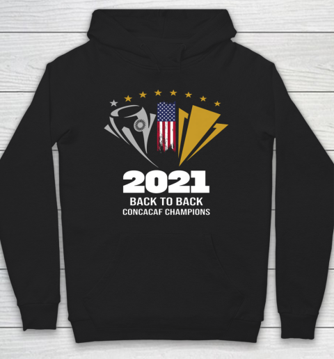 USA Back to Back 2021 Concacaf Champions Hoodie