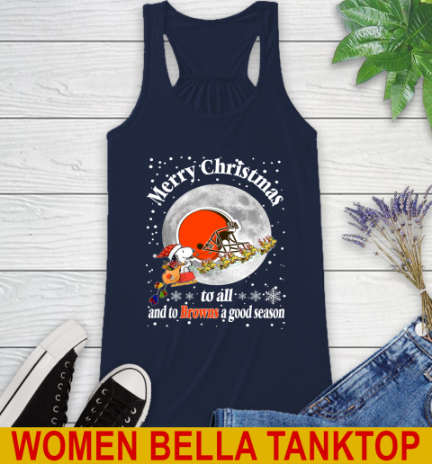 Cleveland Browns Merry Christmas To All And To Browns A Good Season NFL Football Sports Racerback Tank 10 Cleveland Browns Merry Christmas To All And To Browns A Good Season NFL Football Sports Racerback Tank - Image 10