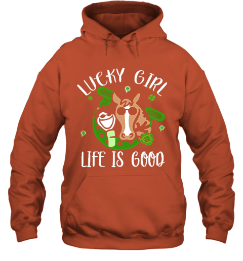 life is good orange hoodie