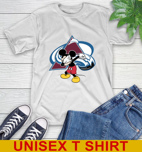 Colorado Avalanche NHL Hockey Dabbing Mickey Disney Sports T-Shirt