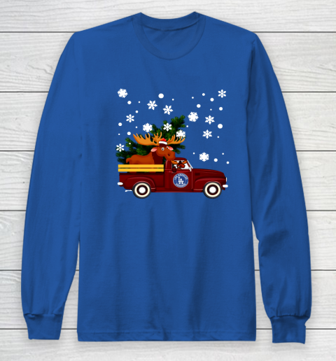 Los Angeles Dodgers Bring Christmas Home MLB Long Sleeve T-Shirt 6