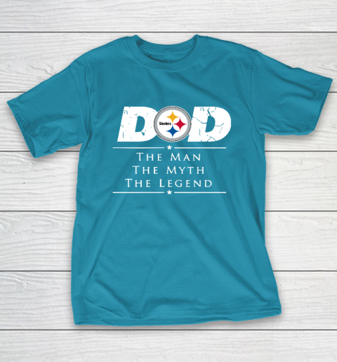 Pittsburgh Steelers NFL Football Dad The Man The Myth The Legend T-Shirt 7