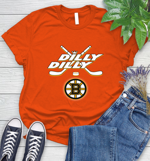 NHL Boston Bruins Dilly Dilly Hockey Sports Women's T-Shirt 4