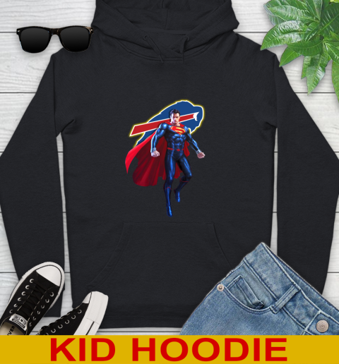NFL Superman DC Sports Football Buffalo Bills Youth Hoodie 2
