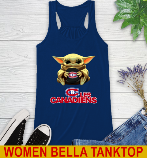 NHL Hockey Montreal Canadiens Star Wars Baby Yoda Shirt 45