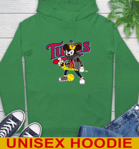 Minnesota Twins MLB Baseball Mickey Peace Sign Sports Hoodie 8